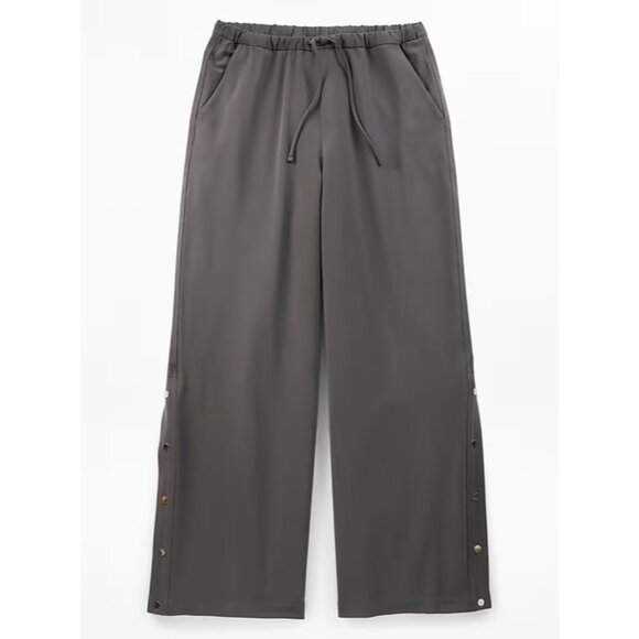New Athleta PM MVP Mid Rise Snap Pant  Shadow Grey Medium Petite - Picture 3 of 8